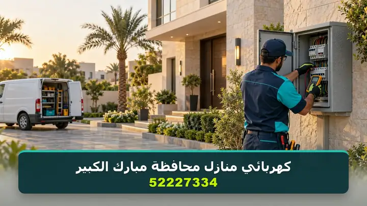 كهربائي منازل محافظة مبارك الكبير